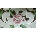 thumbnail image 3 of Doily Boutique Tablecloth or Table Topper Square Embroidered with Light Pink Cut Work Roses, Size 34 inches, 3 of 6