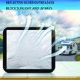 thumbnail image 3 of shiyou-16.5"*16.5"-RV Reflective Vent Cover RV Vent Shade RV Reflective Skylight Cover with Aluminum Film RV Skylight Sun Shield Shade RV Roof Vent Shade, 3 of 4