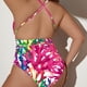 thumbnail image 5 of Trajes de baño de una pieza para mujer Traje de baño de bikini ajustado con estampado floral de talla grande a la moda para mujer Traje de baño para mujer, 5 of 7