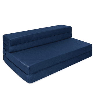 4-Inch Narrow Twin Floor Mattress: 3-Layer Gel Memory Foam Topper With Removable Cover – Portable & Washable