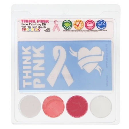 - Think Pink Face Painting Stencil Kits (3 colors), By Snazaroo Ship from US