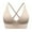 Beige, variant on XFHLMJFF Women Bra V Neck Long Line Sports Bra Strap Padded Cup Adjustable Thin Strap Fitness Yoga Short Top Comfort Lingerie