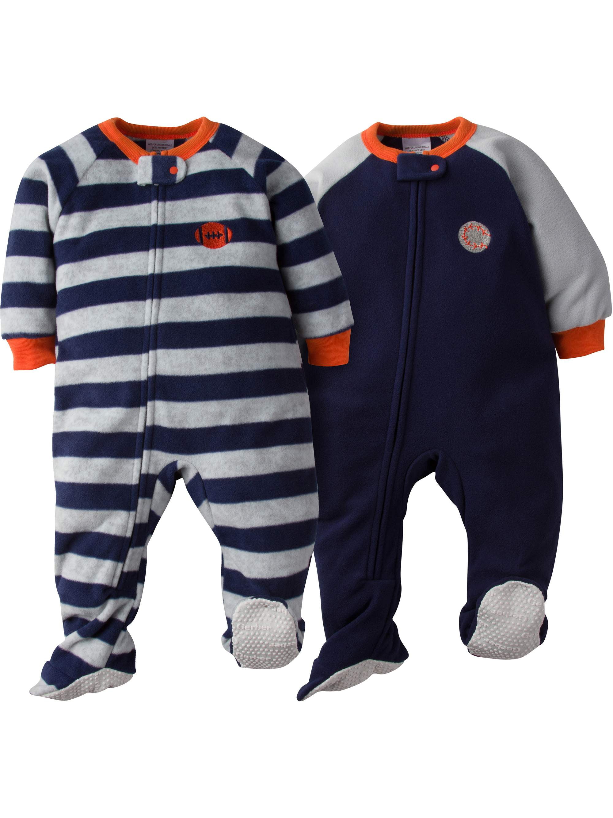 Gerber Baby-Boys 2-Pack Blanket Sleeper Infant-and-Toddler-Nightgowns