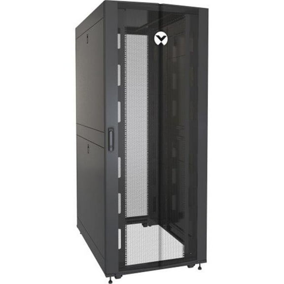2000 x 800 x 1200 mm 42U with Doors, Sides & Casters VR Rack - Black