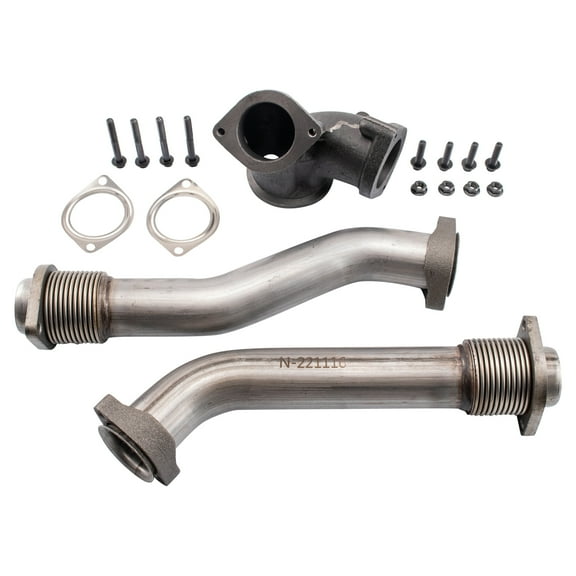 TRQ Right Turbo Up-pipe Kit Fits 1995-2003 Ford 1996-2004 International TCA15466
