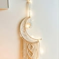 thumbnail image 2 of Boho Room Decor with Moon Macrame Wall Pediments - Perfect Gifts for Mom, Women, Girls & Teens!, 2 of 5