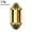 Golden, variant on 3pcs Brass Fishing Weights, Fast Sinking Fishing Sinker Set with 3 Modular Weights, Portable Hollow Sinker Line Through for Float Adjustment