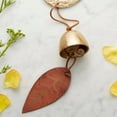 thumbnail image 3 of Small Butterfly Brass Metal Hanging Wind Chime, 3 of 4
