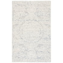 SAFAVIEH Abstract Carter Oriental Area Rug, Ivory/Blue, 3' x 5'