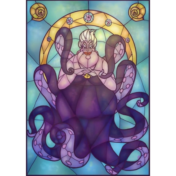 5D Diamond Painting Kits for Adults Diamond Arts Ursula Diamond Painting DIY Full Round Drill for Home Wall Decor and Adults Kids Holiday Gift 12x16 inch