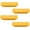 Yellow, variant on Gamvdout Drawer Knobs 4Pcs Long Trapezoid Color Handles Wooden Color Children'S Wardrobe Door Drawer Handles Yellow 64Mm