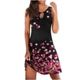 thumbnail image 1 of Robe Décontractée Sans Manches Imprimée Confortable pour Femmes, 1 of 4