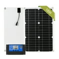 thumbnail image 1 of Labymos Kit de Panneau Solaire 18W 12V Module Monocristallin avec Contrôleur de Charge Solaire SAE, 1 of 8
