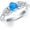 5, variant on Blue Opal Rings,Opal Promise Ring for Women, Silver Women Opal Rings,Blue Opal Engagement Promise Bride Bridal Ring for Women Size 5-9-1