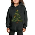 thumbnail image 1 of Sudaderas con capucha para niños y niñas, sudaderas casuales de manga larga, lindas sudaderas de gran tamaño con bolsillo de polar, chaquetas para niñas, 1 of 4