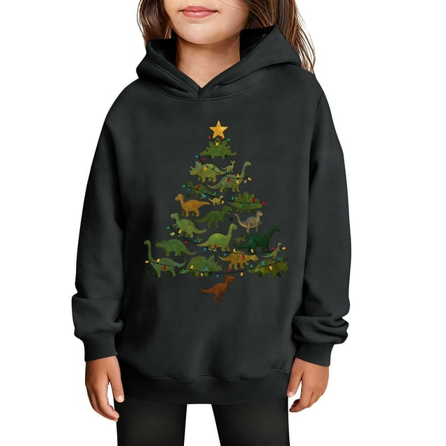 Sudaderas con capucha para niños y niñas, sudaderas casuales de manga larga, lindas sudaderas de gran tamaño con bolsillo de polar, chaquetas para niñas