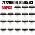 thumbnail image 2 of Tekuisi 50Pcs Car Rocker Panel Moulding Clip for Fiat for Ducato 71728806 Exterior Fastener Door Trim Clips Plastic Interior Accessories, 2 of 6
