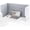 Width: 24", variant on Desk Partition Desk Panel Desk Divider, Noise and Visual Distractions, Sound Absorbing Proof for Office Classroom Remote Learning Sound Dampening (Width: 31.5")