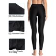 thumbnail image 4 of Attraco Plus Size Women's Swimming Trunks High-waisted Swimming Trunks Swimming Tights Swimming Tights, 4 of 8