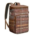 thumbnail image 1 of Tribal Rustic Cooler Backpack - 20L Insulated Leakproof Bag, Artistic Design for Beach, 1 of 6