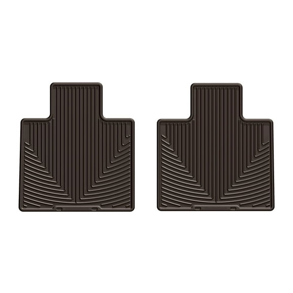WeatherTech All-Weather Floor Mats compatible with Nissan Titan, Titan XD - 2nd Row, Cocoa