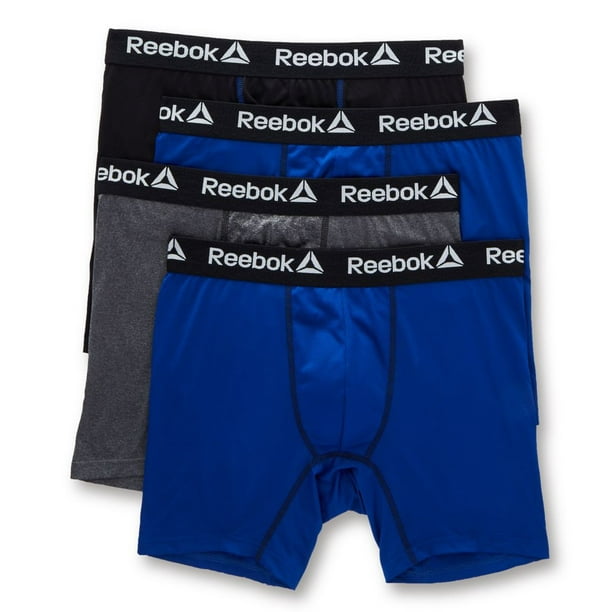 Reebok - Reebok Men's Performance Boxer Briefs, 4 Pack - Walmart.com ...