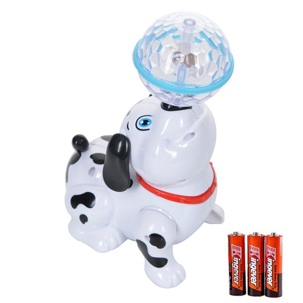 Toysery Walking Singing Dancing Puppy Dog Toy with Flashing Lights and ...