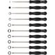 thumbnail image 2 of Kit de herramientas de ajuste de carburador, 10 destornilladores para motores pequeños comunes de 2 tiempos STIHL Poulan Husqvarna MTD Ryobi Homelite, recortadora de malezas, motosierra,, 2 of 5