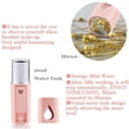 thumbnail image 3 of Portable Mini Facial Steamer Atomization Eyelash Extensions with Mirror & 20ml Visual Water Tank (2 Packs), 3 of 8