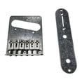 thumbnail image 1 of lionlar Saddle Bridge Plate Sturdy Hardtail Bridge for Musical Instrument silver, 1 of 9