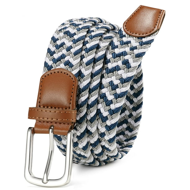 Cinturón elástico CHAOREN para hombre - Cinturón de golf elástico trenzado