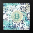 thumbnail image 2 of Orlov, Irena 15x15 Black Modern Framed Museum Art Print Titled - Bitcoin Graffiti Art VI, 2 of 5