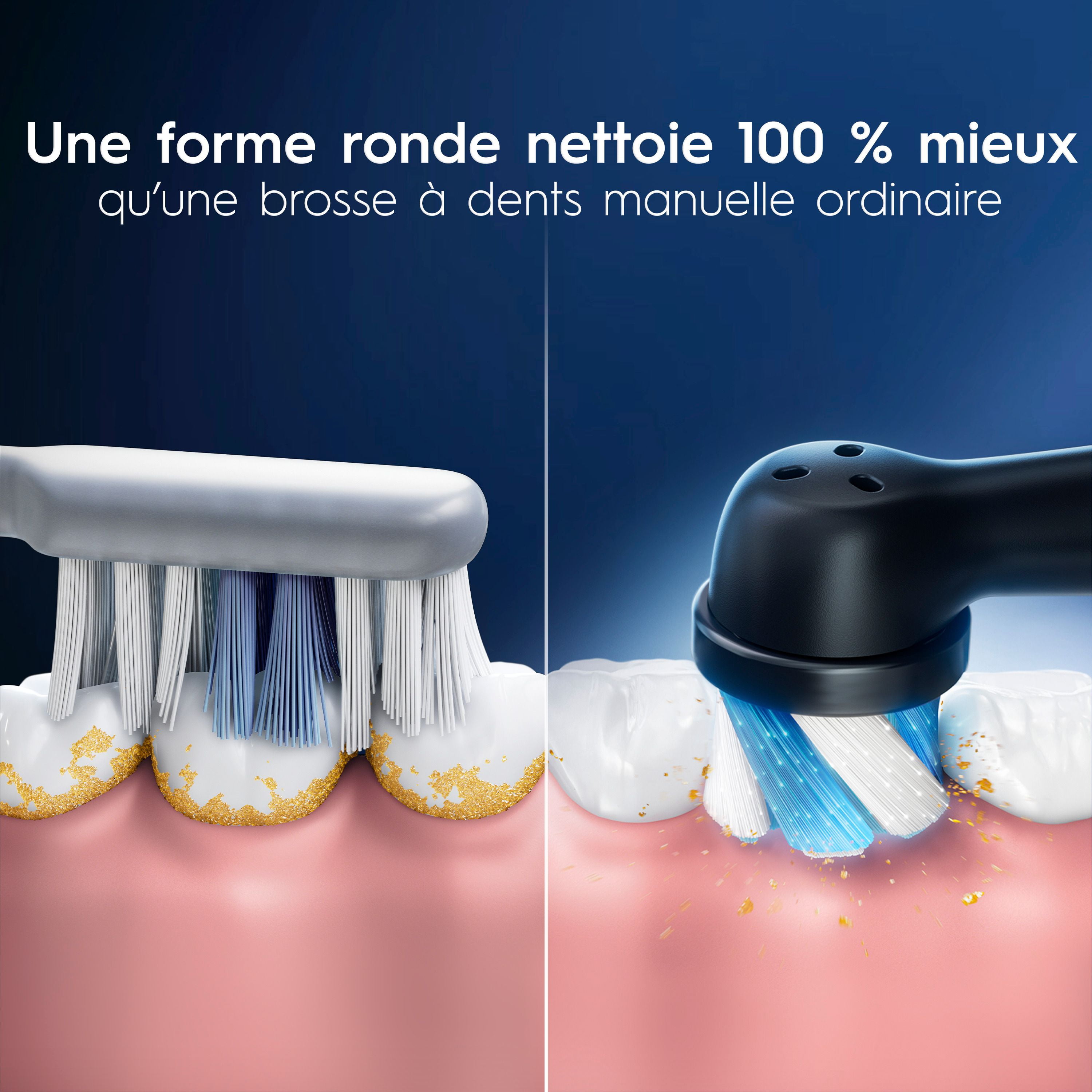 Oral-B iO Ultimate Clean Replacement Brush Heads, Black