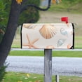thumbnail image 4 of Yayeee Mailbox Cover Magnetic Large Size Post Box Cover Wrap Decor, Gray Seashell, 4 of 9
