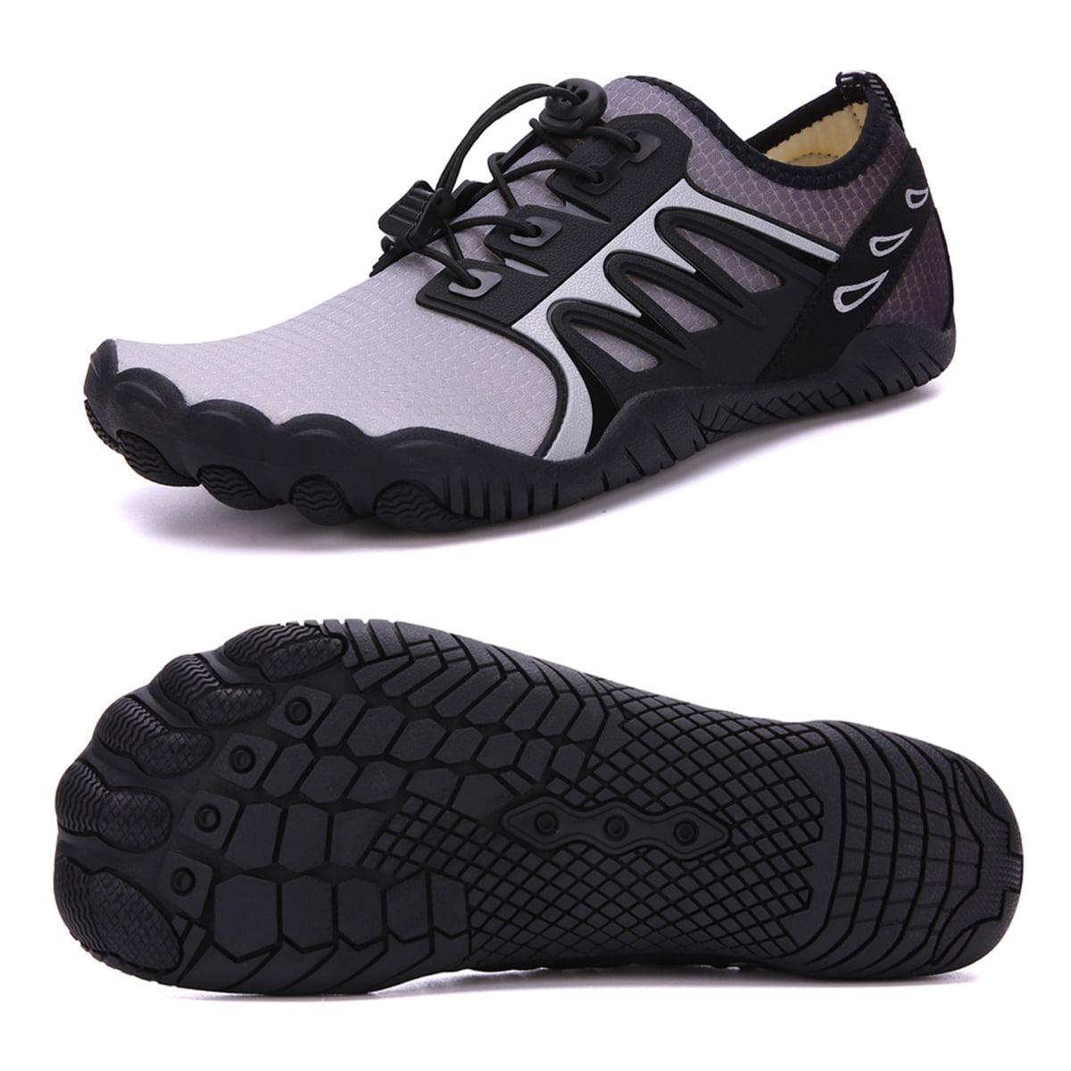 Barerun Mens Womens Water Sport Shoes Swim Shoes Black - Walmart.com