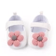 thumbnail image 5 of Baby First Shoes Summer New Baby Cute Knitted Flower Wool Shoes Non-Slip Baby Walking Shoes Newborn Baby Girl Shoes, 5 of 7