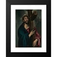 thumbnail image 2 of El Greco (Domenikos Theotokopoulos) 11x14 Black Modern Framed Museum Art Print Titled - Christ Carrying the Cross (ca. 1577-87), 2 of 5
