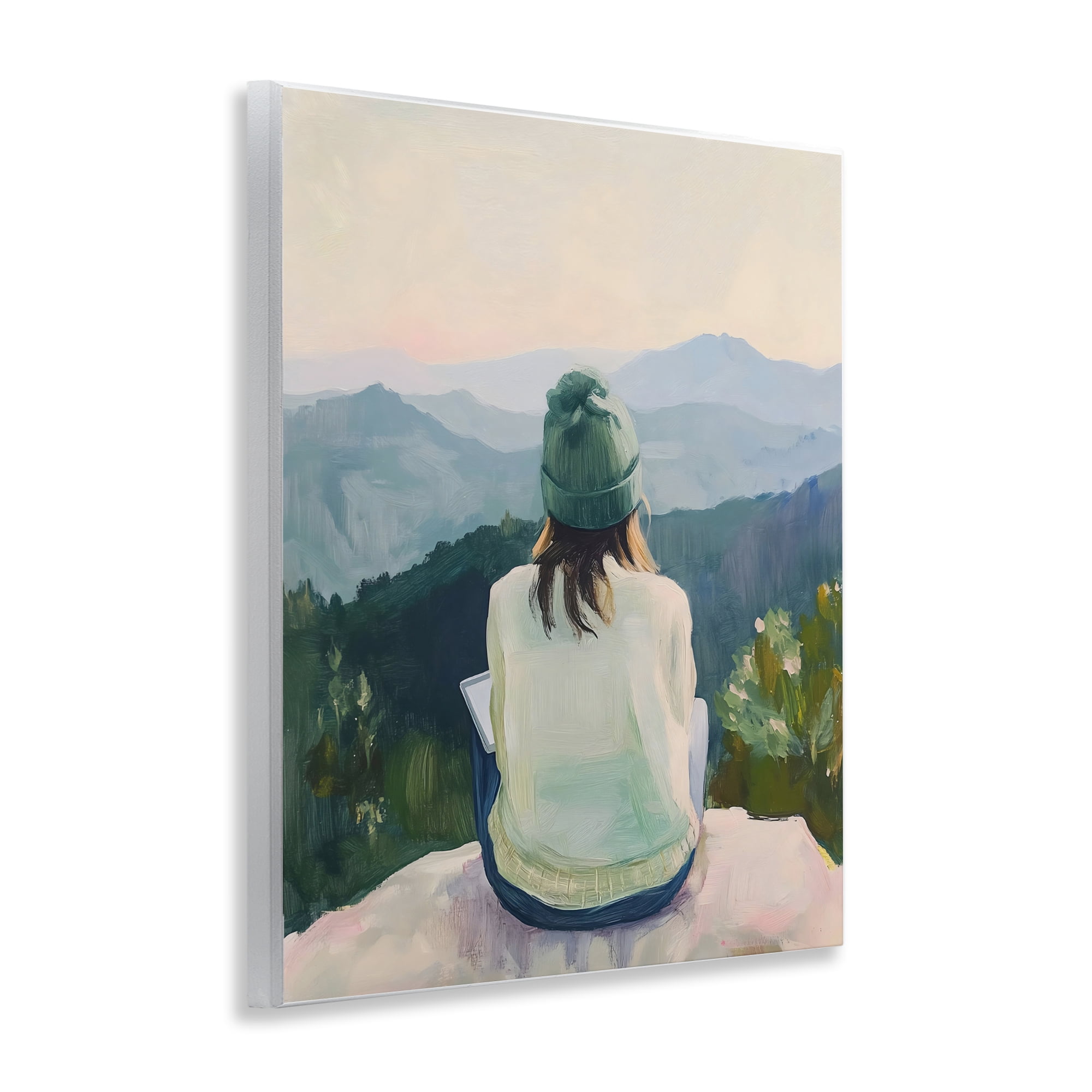 Stupell Industries Mindful Solitude Meditation View Wall Plaque Art, design by The Prints Vibe