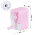thumbnail image 2 of Unique Bargains Pencil Sharpening Machine, Hand Crank Pencil Sharpener Manual Pencil Sharpeners Cutter Style 1, Pink, 2 of 7