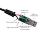 thumbnail image 5 of Toma De Encendedor De Cigarrillos Para Automóvil Convertidor Hembra Puerto Usb Cable Adaptador De Corriente Para Cargador De Automóvil Grabadora De Conducción E-Dog 30Cmm / 12In Negro,5V Usb A 12V Monstrate VI006223-00, 5 of 6
