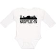 thumbnail image 3 of Inktastic Nashville Tennessee City Skyline Boys or Girls Long Sleeve Baby Bodysuit, 3 of 5