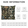 thumbnail image 5 of ONETECH Mushrooms Throw Pillow Covers,Berries Bugs Floral Pillow Cases Decorative Soft Square Case Home Decor for Sofa Bed Living Room Farmhouse, 5 of 5
