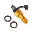 thumbnail image 2 of mmirethe Motorcycle Brake Caliper Banjo & x Bleed /Screw 1.25mm Gold M10 1Set, 2 of 6