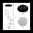 thumbnail image 2 of CarillóN de Viento Colgante con EnergíA Solar para Exteriores, Campanillas de Viento, DecoracióN úNica para JardíN y Patio al Aire Libre, los Mejores Regalos para Mamá, 2 of 8