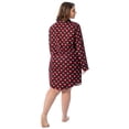 thumbnail image 3 of Fruit of the Loom Women's Beyond Soft Long Sleeve Button Down Flannel Sleepshirt, Sizes S-4X, 3 of 9