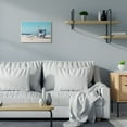 thumbnail image 2 of Stupell Industries Blue Lifeguard Stand at Coastline American Flag Design by Unsplash, 2 of 6
