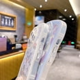 thumbnail image 3 of Carcasa Para Samsung Galaxy A30 A31 A32 A33 A34 Cámara Redonda Transparente A Prueba De Golpes gel De Sílice Conejo Flor Borde De Onda TPU Lindo Funda De Dibujos Animados, 3 of 4