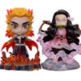 thumbnail image 2 of Figura de acción de Anime Demon Slayer, Kyojflats, Rengoku Kimetsu No Yaiba, figura de Kamado Nezuko, juguetes de mantequilla modelo de colección, 10cm10 cm sin caja al por menor zhangyuxiang unisex, 2 of 2
