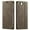 Coffee, variant on Designed for iPhone 16e Wallet Case, Classic PU Leather Flip Cover with Kickstand, RFID Blocking Card Slots, Magnetic Clasp, Full Body Protective Shockproof Phone Case, Black