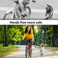 thumbnail image 4 of Dog Bicycle Traction Belt Ropes Handheld Nylon Traction Belt Rope Leash Pet Walk Jogging Keeper Hand Free Stretchable Walky Pets Collar, 4 of 5